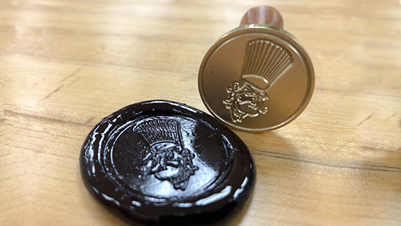 The OSUIT Culinary Arts program now has a special Pistol Pete stamp for their chocolate art sculptures and other edible masterpieces.