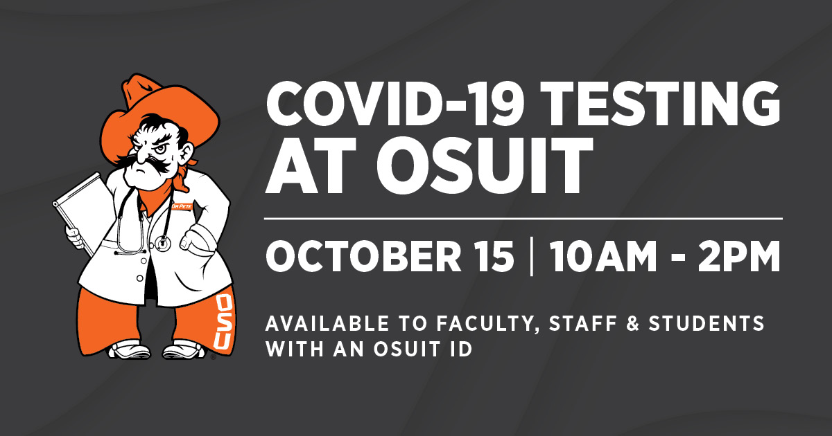 COVID Testing at OSUIT on October 15