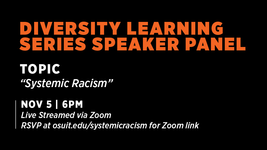 Diversity Learning Series Invites Panel to Discuss Systemic Racism
