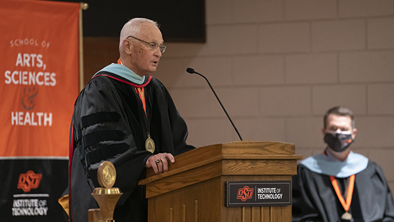 Former OSUIT President Reflects on Campus's Legacy During Spring Commencement
