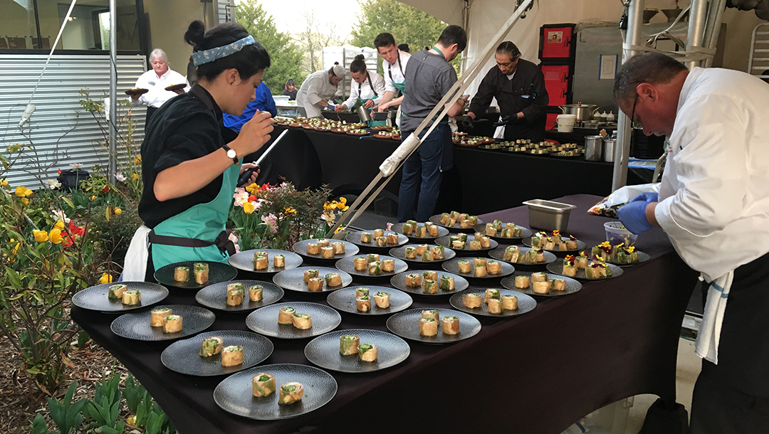 Culinary Students Partner with Award Winning Chef at Tulsa Botanic Garden Event