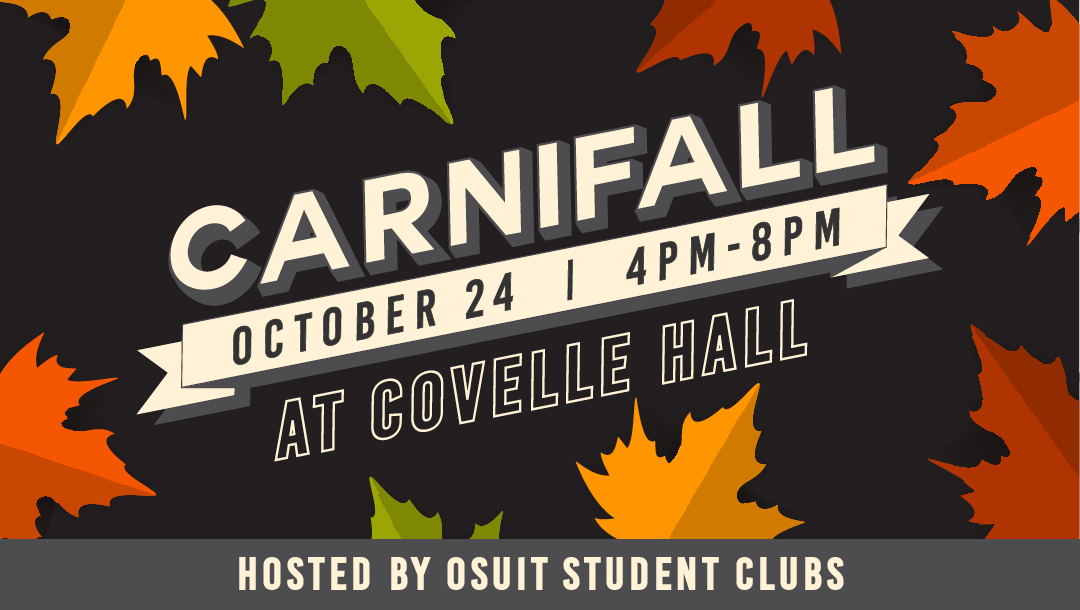 Carnifall Welcomes the Community to Campus Thursday, October 17, 2019