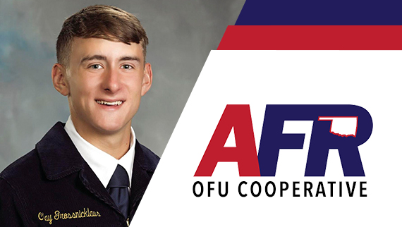 CAT® Dealer Prep Student Receives Scholarship from American Farmers & Ranchers/Oklahoma Farmers Union Cooperative