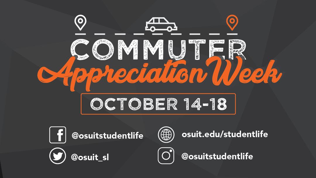 Commuter Appreciation Week Offering More for Commuter Students Wednesday, October 9, 2019