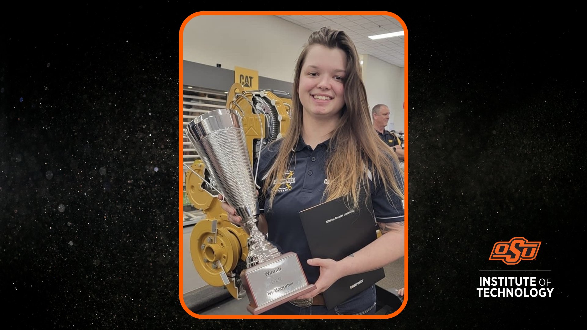 OSUIT Female Graduate Achieves Remarkable Success as Top Apprentice in Global CAT®  Competition
