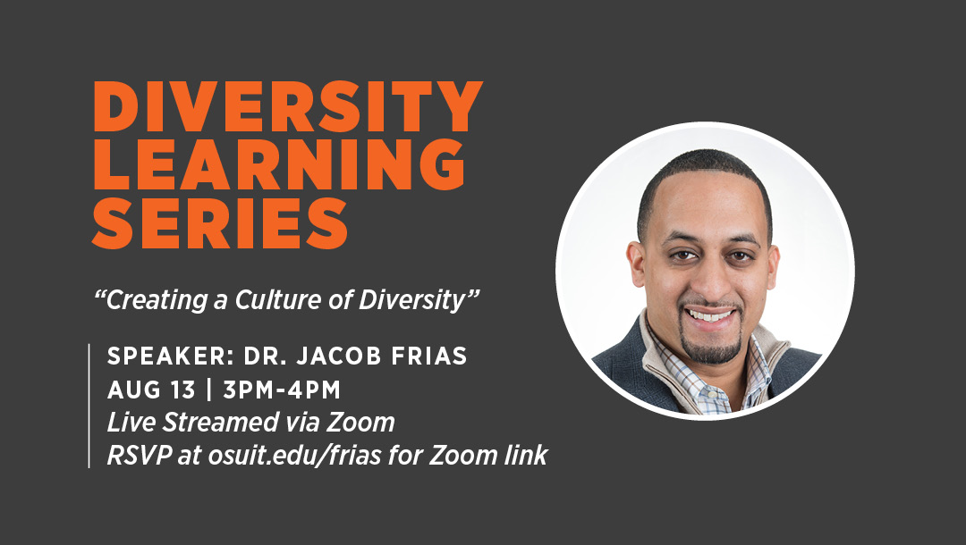 Diversity Learning Series Resumes with Dr. Jacob Frias Aug. 13
