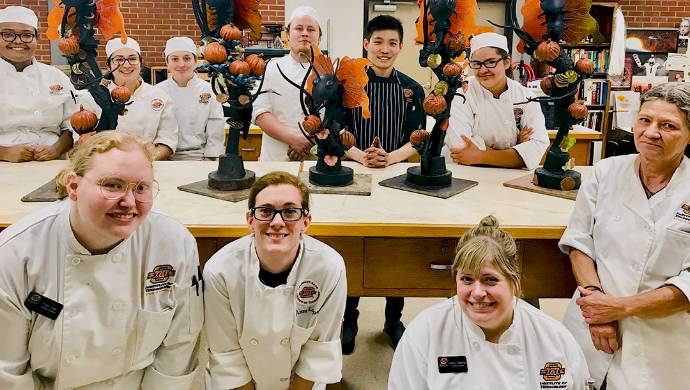 Culinary Arts Gets a Taste of Sugar Art from Talented Guest Instructor