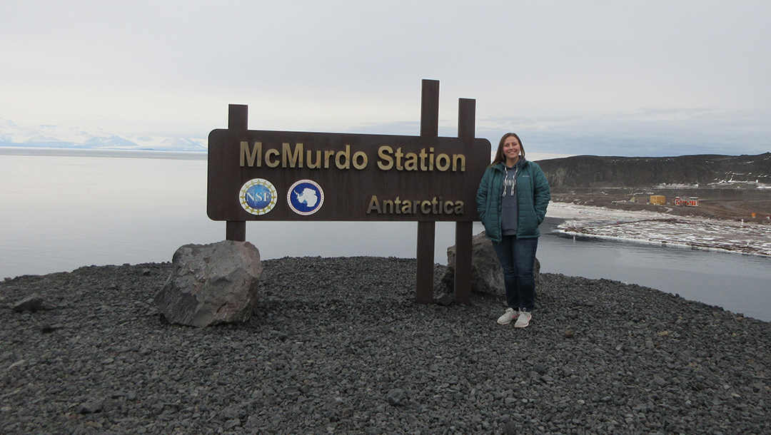 Rachel Boyles at McMurdo Station