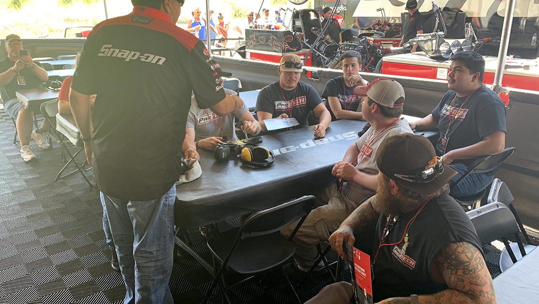 Soon to Be Graduates Feel Rumble in Their Chest at NHRA Nationals