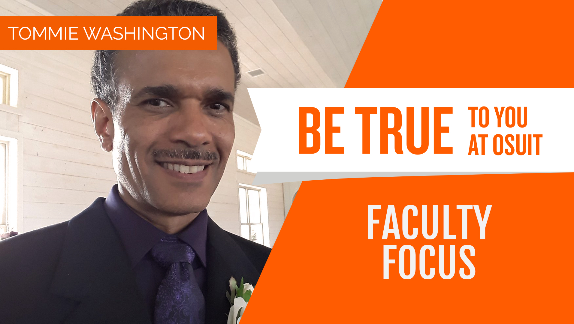 Faculty Focus: Tommie Washington