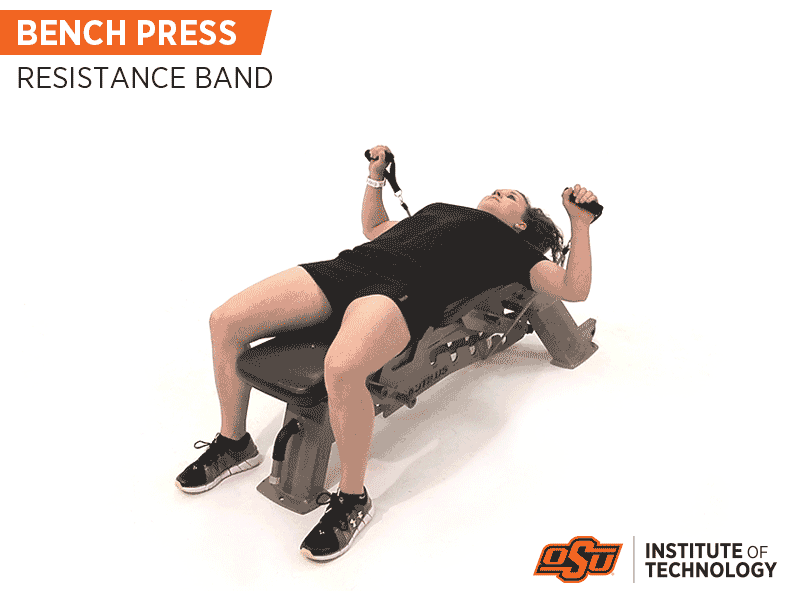 Bench Press with Resistance Bands